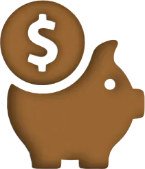 Зображення доступності: скарбничка у вигляді свині.